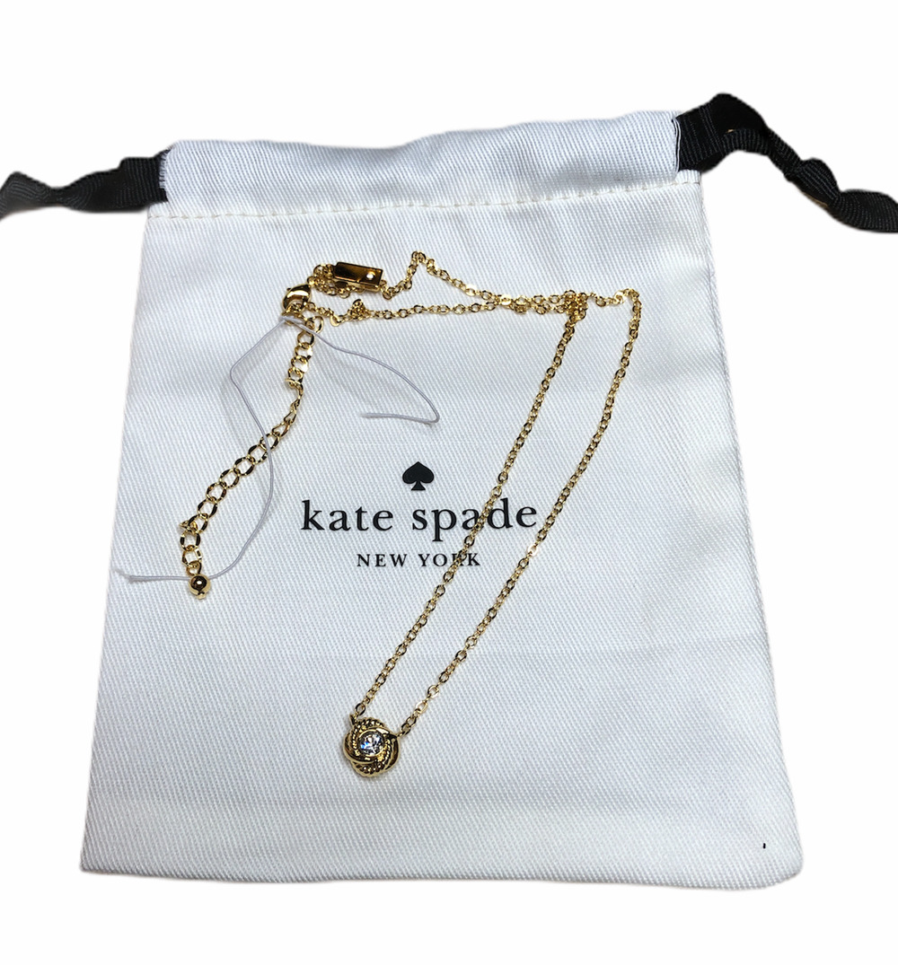 Kate Spade Women’s Infinity And Beyond Gold Tone Necklace